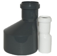 Редукция ARMAKAN PVC канализационная ПП 110/50 короткая (Польша)