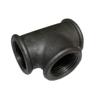 Тройник чугунный Эльф №130 Ду 50 черный 2548