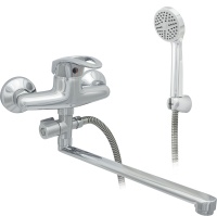 Смеситель в/д однорук. ЦС-СМ 300/1-4 М-43 плоский излив L-350 мм