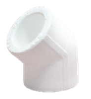 Угольник Дн 25х90гр (200/50) VALFEX ПП бел