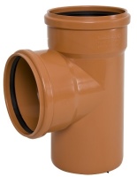 Тройник ARMAKAN PVC внешняя канализация ПП 110/110/45o (Польша)