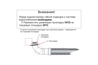 Гибкая подводка для смесителей ЦС нейлон, штуцер 31/17мм, 1/2”Г-угол хM10 L-120 см, пакет, уп. пара ГП002265