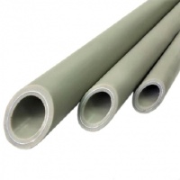 Труба арм. ALUMINIUM Дн 25х4,2 Ру 25 SDR6 (100) VALFEX ПП сер