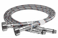 Гибкая подводка для смесителя IDEA Г1/2"-1,5С-ШЕ 150см пара