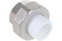 Муфта комб. разъем. ВР Дн 20х1 ПП бел Valfex 10155125