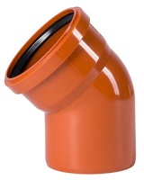 Колено Ostendorf канализационное ПВХ 110/45 для внешней канализации KGB (РФ)