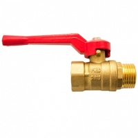 Кран латунь шаровой штуцер/гайка Эльф ТТ000000464 11Б27п1 Ду20 рычаг