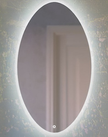 Зеркало с подсветкой RAVAL Moon 55 белый Moo.02.55/W