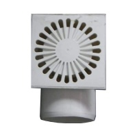 Фитинг ARMAKAN PVC решетчатый сточной 110 угольник (Польша)