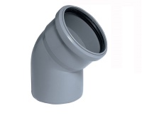 Колено Ostendorf канализационное ПП 50/15о для внутренней канализации НТВ (РФ)