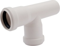 Тройник Ostendorf канализационный ПП 32/32/87о для внутренней канализации цвет - БЕЛЫЙ, HTEA Ger (РФ)