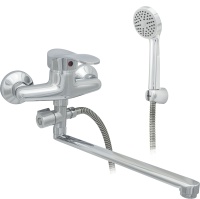 Смеситель в/д однорук. ЦС-СМ 300/1-4 М-40 плоский излив L-350 мм