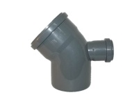 Колено ARMAKAN PVC с добавочными доступами канализационная ПП 110/50/45/135о (Польша)