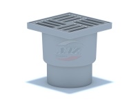 (TA1212) (8) Трап верт., выпуск 110, нерег., реш.15*15 нерж.