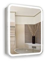 Зеркало-шкаф Silver Mirrors Фиджи 60 (600х800 R-78) LED-00002364