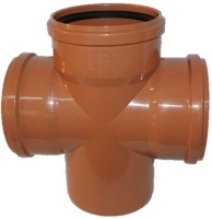Крестовина ARMAKAN PVC внешняя канализация ПП 160/160/160/90о (Польша)