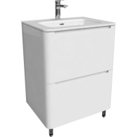 Тумба с умывальником Iddis Edifice 60 см напольная, белая EDI60WFi95K