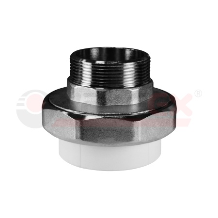 Муфта комб. разъем. НР Дн 20х1 (80/20) VALFEX ПП бел