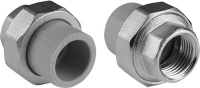 Муфта комб. разъем. ВР Дн 25х3/4 (100/25) VALFEX ПП сер