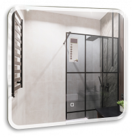 Зеркало Silver Mirror Stiv-Lite 700х685 (открытая подсветка, сенсорный выкл.)