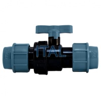 Кран шаровый ПЭ 20х20 ИТАЛ (160)