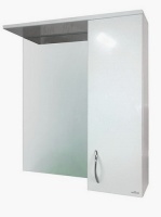 Зеркало-шкафчик: ERICA NEW 60, без подсветки, белый, Сорт1,