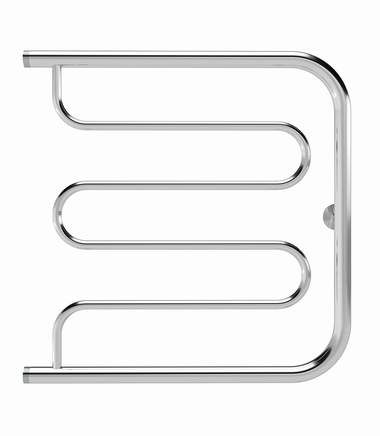 Полотенцесушитель Indigo Фокстрот Standart б/п (н.р.1") 50/60 (с держателем, Полиров.) FSW50-60