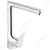 Espacio смеситель для кухни высокий с поворотным изливом 181мм