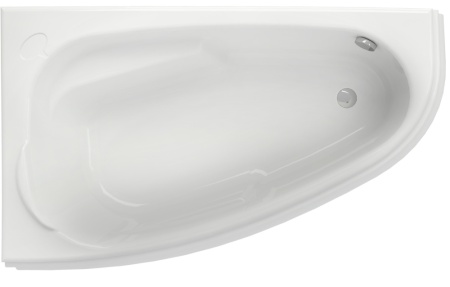 Ванна акриловая ассиметричная 140х90 Cersanit JOANNA NEW левая, белая с рамой S301-165+РАМА