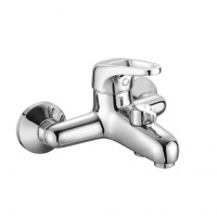 Optima смеситель для ванны/душа цельнолитой в комплекте с лейкой и шлангом