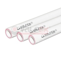 Труба арм. стеклом Дн 20х2,8 Ру 20 SDR7,4 (140) VALFEX ПП бел