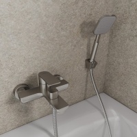 Смеситель для ванны Milardo Maze, сатин MAZBN00M02