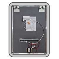 Зеркало Silver Mirror Malta-Lite 600х800 (открытая LED-подсветка, сенсорный выкл.)
