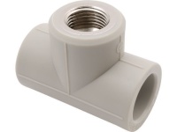 Тройник с металл. резьбой внутренней 20x1/2" (60/10) FV-пласт PPR