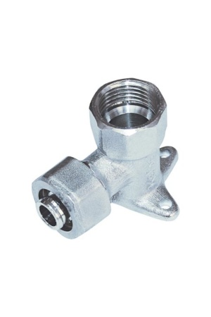Угольник с креплением (PE-x) 16x1/2"