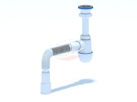 (C0115) (30) Сифон Ани 1 1/2"*40 с г/тр 40*40х50