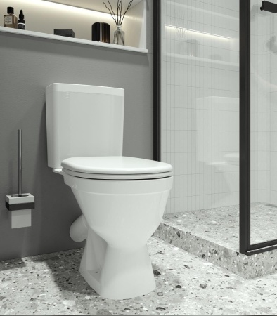 Унитаз-компакт с сиденьем полипропилен Santek УНО 1WH501613